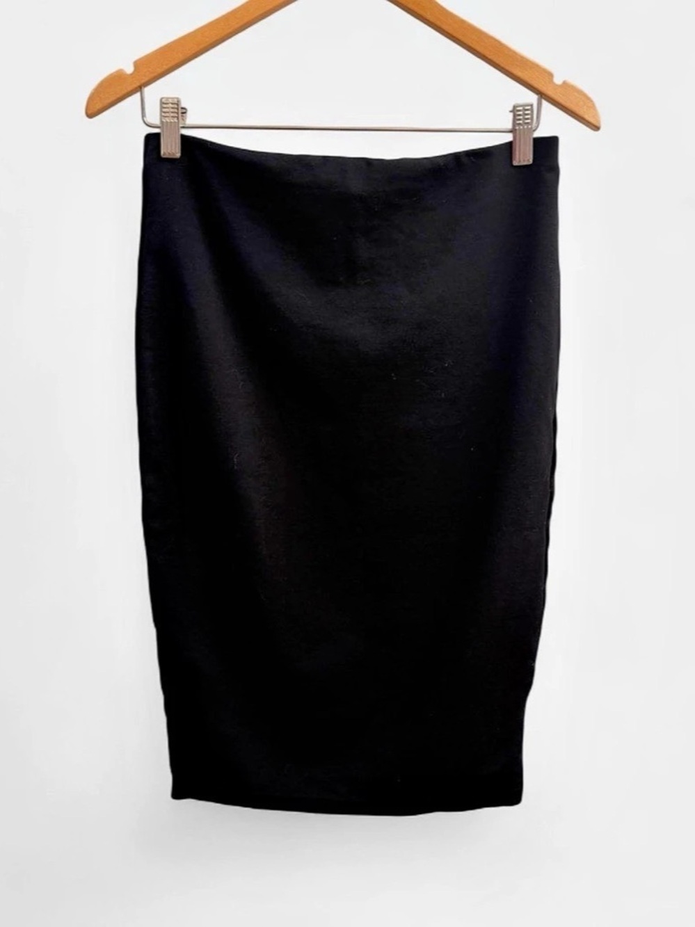 Philosophy Black Midi Skirt Size Medium